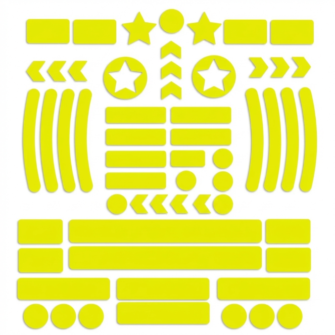 Kit de stickers réfléchissants pour vélos et trottinettes